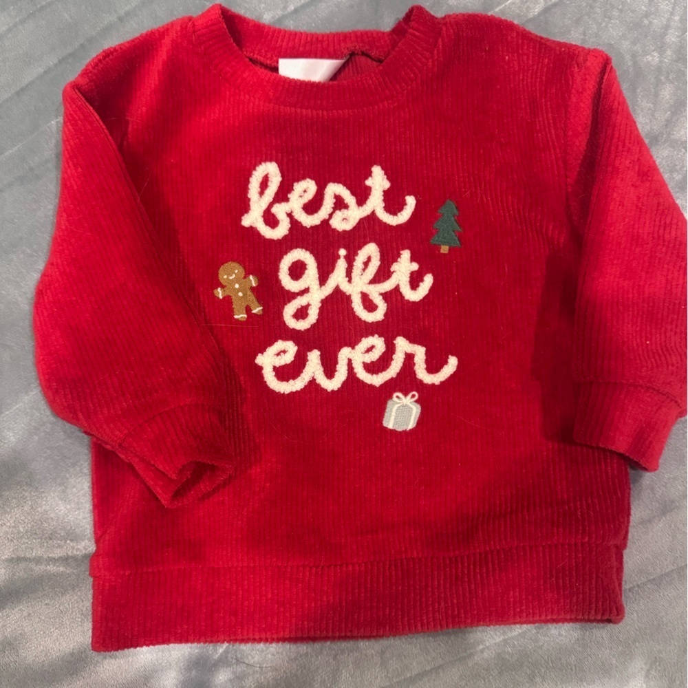 Carter's Red Holiday Sweatshirt
